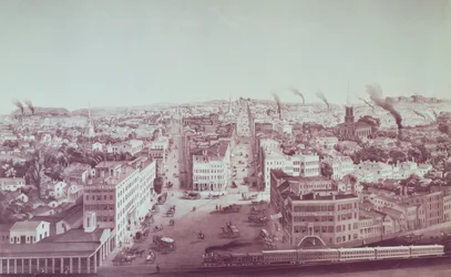 Vue de la ville d
